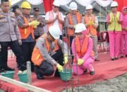 Dukung Program MBG, Kapolres Letakkan Batu Pertama Pembangunan SPPG Polres Langkat