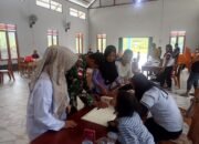 Satgas Yonzipur 5/ABW Bersama Puskesmas Sebindang Gelar Posyandu Balita, Wujud Nyata Kepedulian Terhadap Tumbuh Kembang Anak