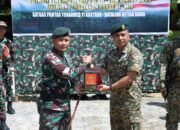 Pererat Persahabatan, Satgas Pamtas Yonarmed 11 Kostrad dan Batalyon 3 RAMD Malaysia Sukses Gelar Patkor Seri I 2025