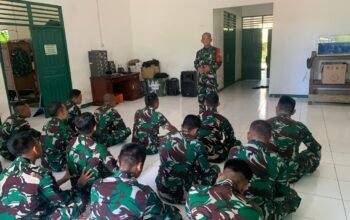 Dansatgas Yonzipur 5/ABW Gelar Sosialisasi Hukum Untuk Tingkatkan Disiplin dan Profesionalisme