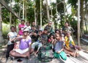 Kesehatan Pangkal Kesejahteraan, Satgas Yonif 131/Brajasakti Berikan Layanan Kesehatan Gratis Kepada Masyarakat Perbatasan Papua