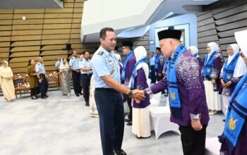 Di Mabesau,Kas Koopsud I Hadiri Pelepasan Jamaah Haji TNI AU