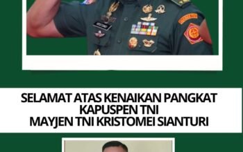Milenial Cyber Media Ucapkan Selamat ke Kapuspen TNI Kristomei Atas Bartambahnya 1 Bintang: Prestasi yang Mulia
