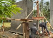 Pembangunan Pos Kamling TMMD ke-124 di Pesisir Barat Capai 33%, Sinergi TNI dan Warga Makin Solid