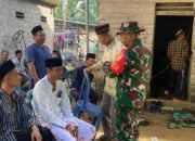 Satgas TMMD ke-124 Kodim 0422/LB Tunjukkan Kepedulian, Hadiri Takziah Warga yang Meninggal Dunia