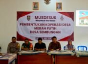 Babinsa Nogosari Hadiri Musdesus Guna Pembentukan Koperasi Merah Putih