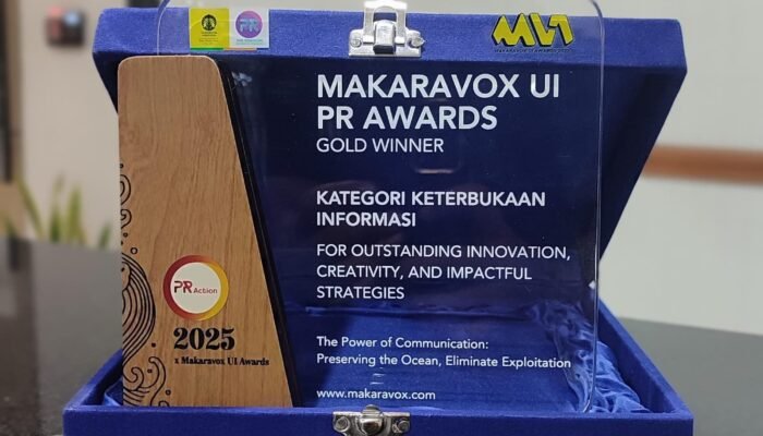 Divhumas Polri Raih Gold Winner Kategori Keterbukaan Informasi di Makaravox UI PR Awards 2025