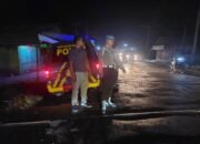Cegah Kejahatan Jalanan Dan Premanisme, Polsek Tanjung Pura Gelar Patroli Malam