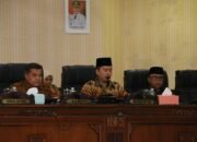 DPRD Kabupaten Agam, menggelar rapat Paripurna Penyampaian Nota Penjelasan Bupati Agam Tentang Rancangan Peraturan Daerah Perda.
