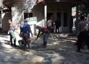 Pengerjaan RTLH TMMD ke-124 Kodim 0320/Dumai di Rumah Bapak Sisu Capai 85 Persen