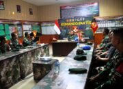 Kasdam VI/Mulawarman Kunjungi Pos Kotis Satgas Pamtas Yonarmed 11 Kostrad