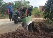 Jalur Utama Kembali Terbuka, Warga Bukit Kayu Kapur Apresiasi TMMD ke-124 Kodim 0320/Dumai