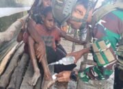 Di Tengah Sunyi Pegunungan, Satgas TNI Jadi Pelita Harapan Bagi Warga Sakit