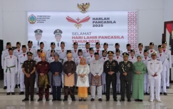 POLRES KAYONG UTARA ADAKAN UPACARA PERINGATAN HARI LAHIR PANCASILA : TEGUHKAN KOMITMEN TERHADAP IDEOLOGI PANCASILA.