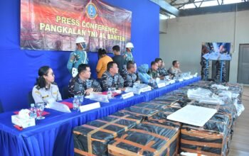 Rugikan Negara Sebesar Rp. 29,97 Miliar, Penyelundupan 199.800 Benih Lobster Berhasil Digagalkan TNI AL di Pelabuhan Merak