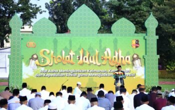 Gelar Salat Idul Adha, Jajaran Polri Tingkatkan Kepedulian Demi Persatuan