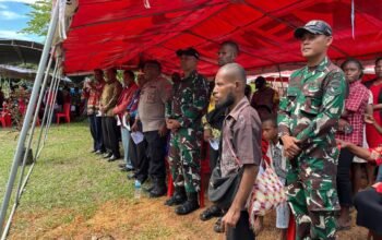 Wujud Toleransi di Tanah Papua, Satgas Yonif 131/Brajasakti Hadiri Peresmian Gereja GKI Eden Yanemyo