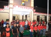 Polres Kediri Kota Gelar Nobar Timnas Indonesia vs Jepang, Ratusan Penonton Antusias dan Nikmati Makanan Minuman Gratis