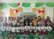 Satgas Yonif 131/Brajasakti Hadiri Kelulusan SD Inpres Ampas, Wujud Kepedulian di Tanah Papua