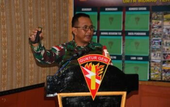 Tim Wasrik Current Audit Itdam VI/Mulawarman Laksanakan Kunjungan ke Satgas Pamtas Yonarmed 11 Kostrad