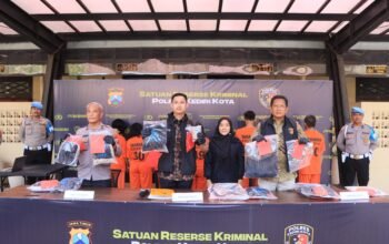 Sempat Viral di Medsos, Empat Wanita Komplotan Pencurian di Swalayan Dibekuk Polres Kediri Kota.