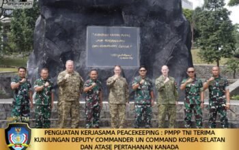 Penguatan Kerjasama Peacekeeping : PMPP TNI Terima Kunjungan Deputy Commander UN Command Korea Selatan dan Atase Pertahanan Kanada