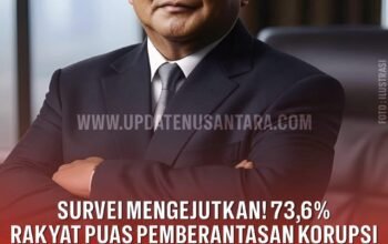 Survei Terbaru: 73,6% Masyarakat Puas Pemberantasan Korupsi Era Prabowo, Tapi Kasus Raksasa Masih Menghantui!