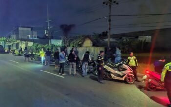 Gelar KRYD, Polres Tuban Amankan 35 Kendaraan Roda Dua Terlibat Balap Liar