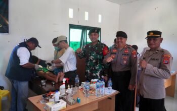 Sambut HUT Ke – 63, Satgas Pamtas Yonarmed 11 Kostrad Tebar Kepedulian di Perbatasan