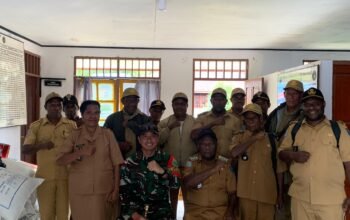 Dansatgas Yonif 763/SBA Hadiri Rapat Perencanaan dan Penerapan Dapur Sehat di Tengah Masyarakat Perbatasan