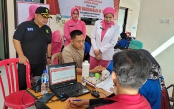 Peringati Hari Bhayangkara ke-79, Polresta Banyuwangi Gelar Donor Darah Hingga Vaksin Influenza