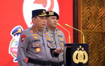 Kapolri Pimpin Upacara Pemuliaan Nilai-Nilai Tribrata Dalam Rangka HUT Bhayangkara ke-79