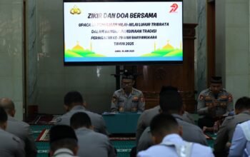 HUT Bhayangkara ke-79, Polri Gelar Doa dan Dzikir Bersama