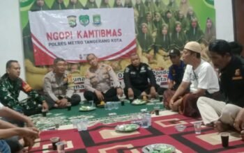 Wakapolsek Ciledug Ajak Warga Pondok Pucung Perkuat Keamanan Lewat Ngopi Kamtibmas