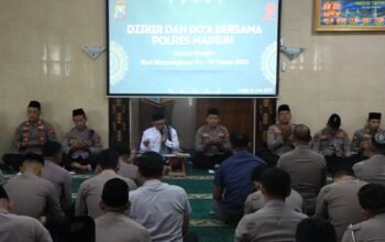 Polres Madiun Gelar Dzikir dan Doa Bersama Peringati Hari Bhayangkara Ke-79 Tahun 2025