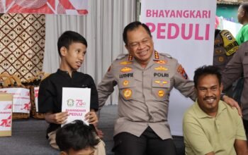 Hari Bhayangkara ke-79 Polrestabes Surabaya dan Bhayangkari Bantu Kaum Difabel
