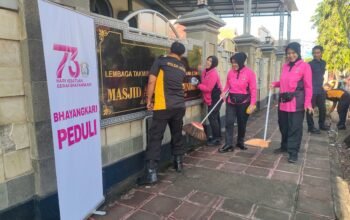Polri Untuk Masyarakat: Polres Pamekasan Gelar Bakti Religi dan Bansos di Hari Bhayangkara Ke-79