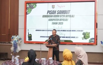 Bupati Boyolali Ucapkan Terima Kasih Saat Pisah Sambut Dandim Boyolali