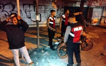 Pastikan Akhir Pekan Aman,Sat Samapta Polres Kediri Kota Gelar Patroli Humanis Dini Hari
