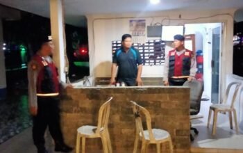 Sat Samapta Polres Langkat Tingkatkan Keamanan Lewat Patroli Malam Hari