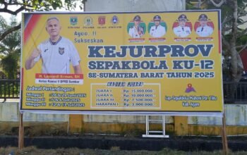 Kejurprov Sepak Bola U 12 Se-Sumatera Barat Tahun 2025 Dengan Total Hadiah 35.Juta Digelar Lapangan Mahoni Tiku