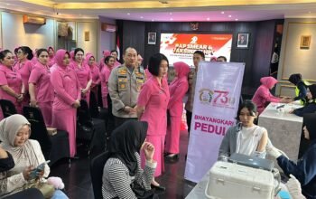 Hari Bhayangkara ke-79 dan HKGB ke-73, Polresta Malang Kota Beri Layanan Vaksin HPV Gratis Bagi Kaum Perempuan