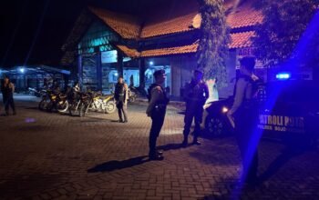 Malam 1 Suro, Polres Bojonegoro Birukan Jalan Raya Jaga Kondusifitas Kamtibmas