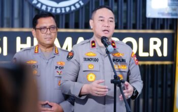 Robot Humanoid hingga Robot Dog Beratribut Polisi Ramaikan Monas dalam Persiapan Hari Bhayangkara ke-79