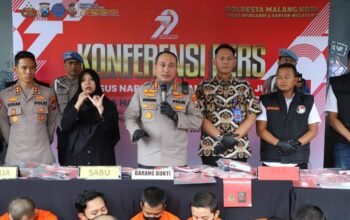 Polresta Malang Kota Selamatkan 17 Ribu Jiwa dari Narkoba, 111 Kasus Berhasil Diungkap Dalam 6 Bulan