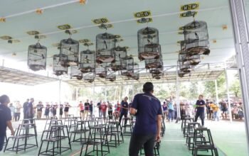 Lomba Burung Berkicau Kapolres Cup 2025 Warnai Hari Bhayangkara ke-79 di Kediri