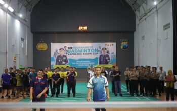 Polres Kediri Adakan Badminton Open Turnamen Kapolres Cup