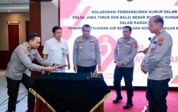 Kolaborasi Polda Jatim dan BBWS Brantas di Hari Bhayangkara ke-79: Bangun Sumur Bor Dukung Efisiensi Air dan Ketahanan Pangan