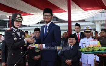 Ketua DPRD Pesisir Barat Hadiri Upacara Peringatan Hari Bhayangkara Ke-79