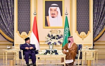 Presiden Prabowo Bertemu Pangeran Mohammed bin Salman di Jeddah